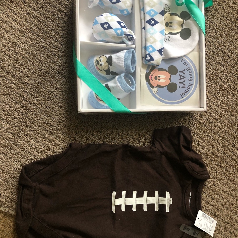 Infant boy baby items